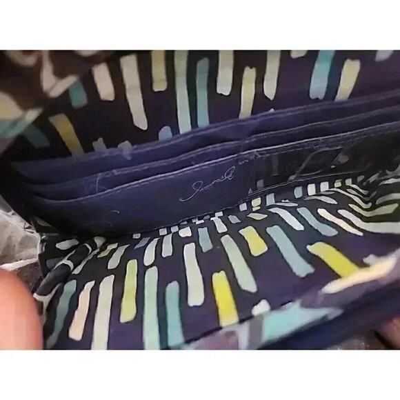 Vera Bradley Quilted Floral Paisley Little Small Bag Purse Colorful Very Nice - Picture 4 of 8